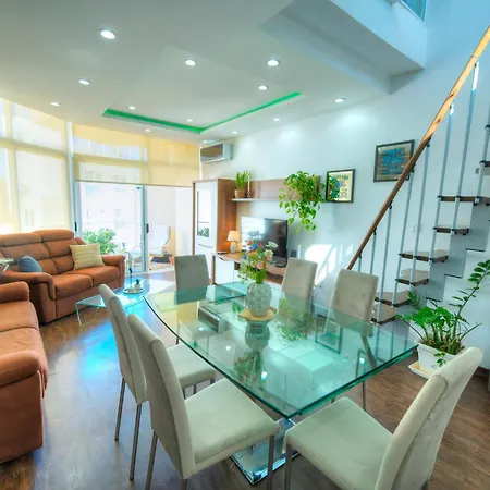 Roof Terrace, Seaview 3 Bedroom Penthouse Goslm-11 Апартаменты Слима