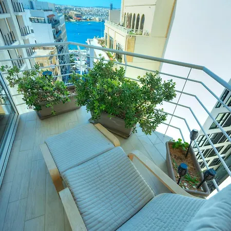 Roof Terrace, Seaview 3 Bedroom Penthouse Goslm-11 Apartament *