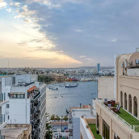 Roof Terrace, Seaview 3 Bedroom Penthouse Goslm-11 * 슬리에마