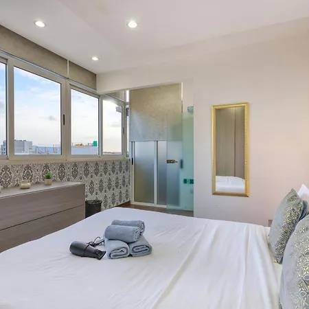 Lägenhet Roof Terrace, Seaview 3 Bedroom Penthouse Goslm-11 *
