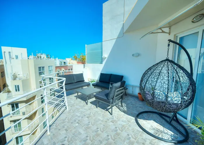 Roof Terrace, Seaview 3 Bedroom Penthouse Goslm-11 Apartamento *
