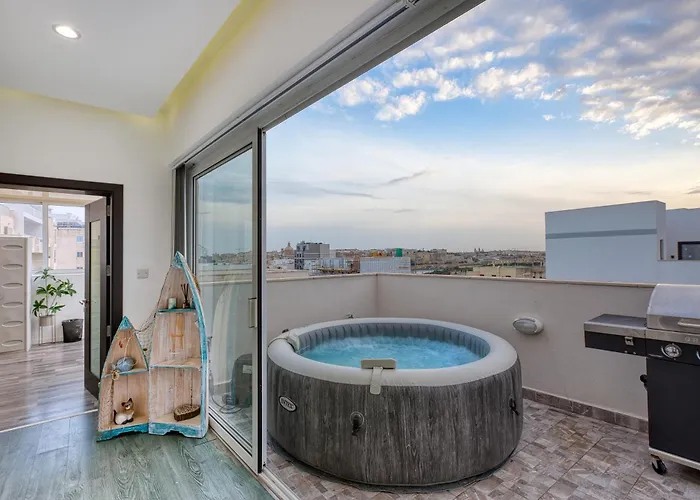 Apartamento Roof Terrace, Seaview 3 Bedroom Penthouse Goslm-11 *