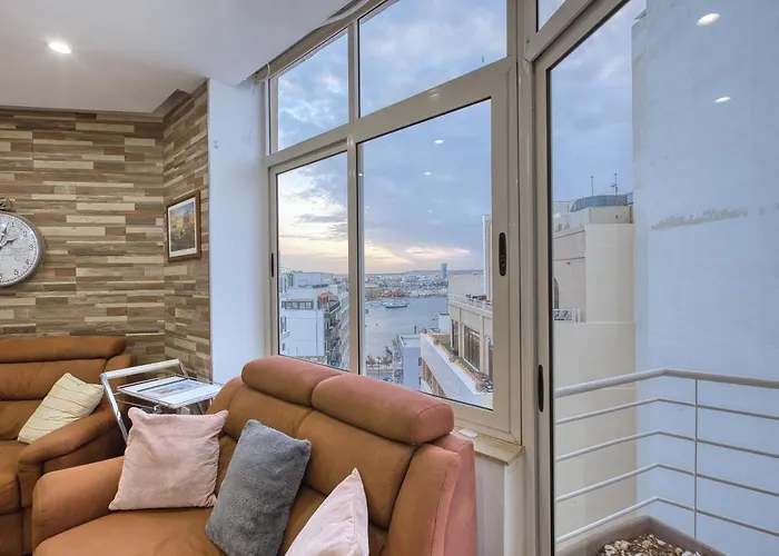 Apartamento Roof Terrace, Seaview 3 Bedroom Penthouse Goslm-11 Sliema